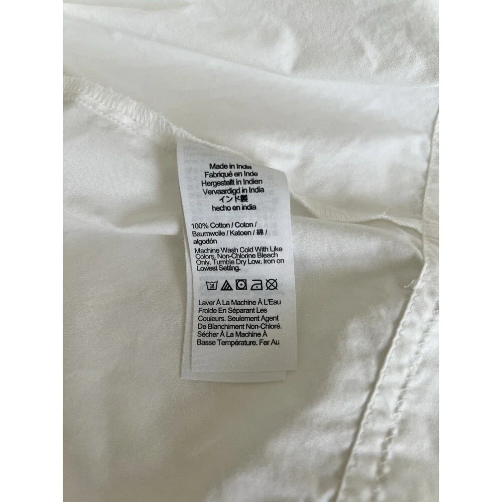 J. Crew White Midi Dress with Drawstring Waist - Picture 14 of 14